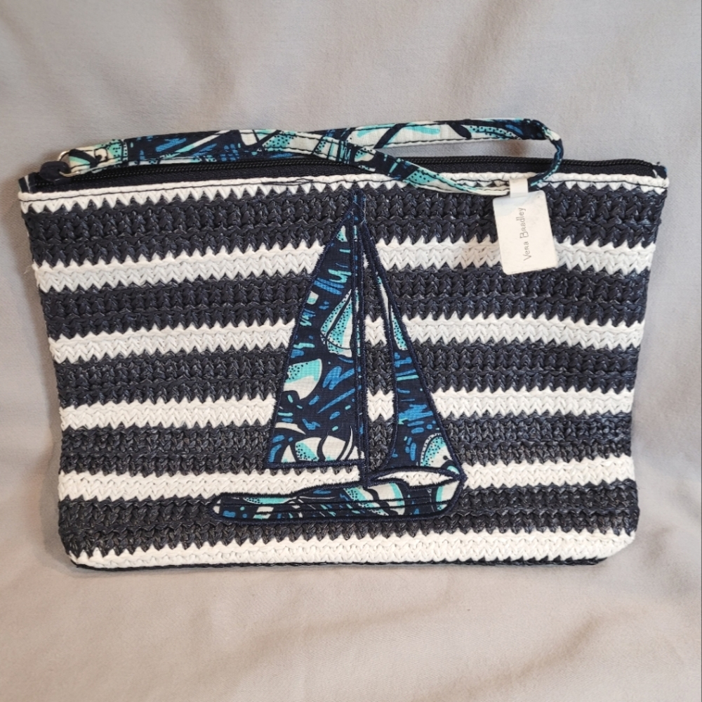 Vera Bradley Straw Wristlet